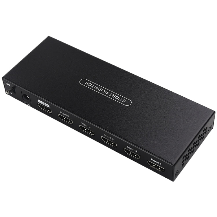 Measy SWH4651 4K 60Hz 5 In 1 Out HDMI Converter Switcher, Plug Type: EU Plug, EU Plug