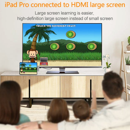 HW-TC29 4 In 1 Type-C / USB-C Multifunctional Extension HUB Adapter iPad Pro Hub