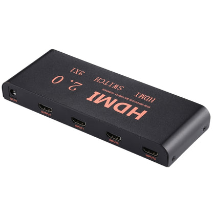 3X1 4K/60Hz HDMI 2.0 Switch with Remote Control, EU Plug, 3X1