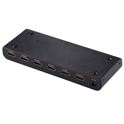 5X1 4K/60Hz HDMI 2.0 Switch with Remote Control, EU Plug, 5X1
