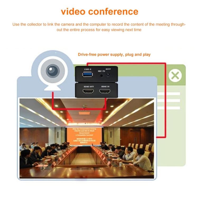 EC290 HDMI USB3.0 HD Video Capture Recorder Box Live Broadcast Card, EC290