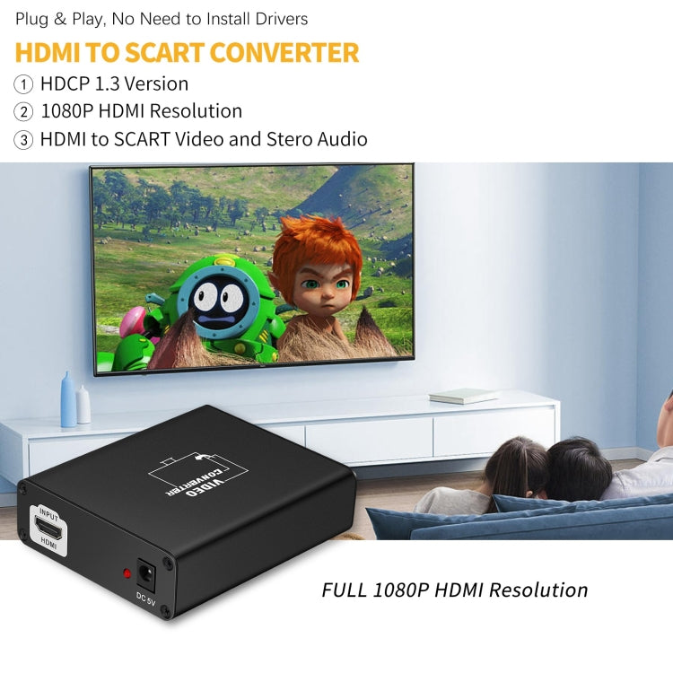 NEWKENG C8 HDMI to SCART Video Converter, C8 HDMI to SCART