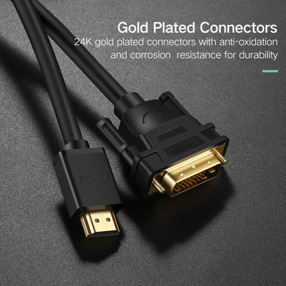 UGREEN DVI D(24+1) Male to HDMI Male HD 2K Two-way Interchanging Line,Length: 1.5m, Length: 1.5m