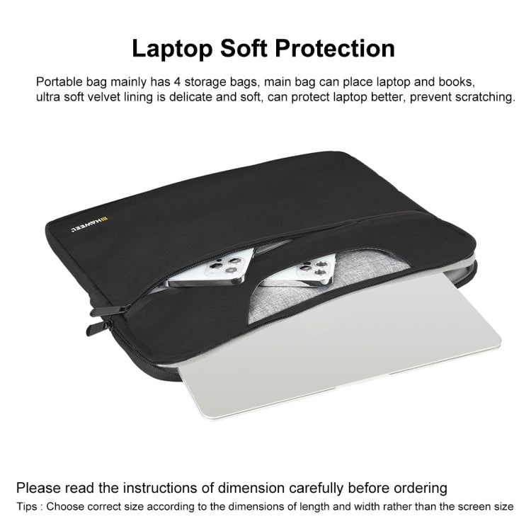 HAWEEL 13-15 inch Laptop Handbag For Macbook, Samsung, Lenovo, Sony, DELL Alienware, CHUWI, ASUS, HP Laptop, 13-15 inch Handbag
