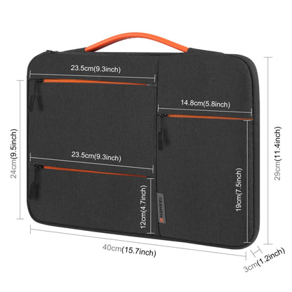 HAWEEL 15.0 inch Sleeve Case Zipper Briefcase Laptop Handbag For Macbook, Samsung, Lenovo Thinkpad, Sony, DELL Alienware, CHUWI, ASUS, HP, 15.0 inch-16.0 inch Laptops, 15.0-16.0 inch