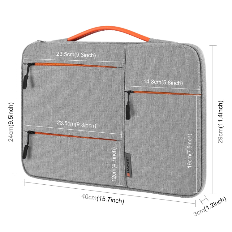 HAWEEL 15.0 inch Sleeve Case Zipper Briefcase Laptop Handbag For Macbook, Samsung, Lenovo Thinkpad, Sony, DELL Alienware, CHUWI, ASUS, HP, 15.0 inch-16.0 inch Laptops, 15.0-16.0 inch