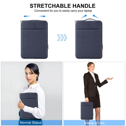 HAWEEL Laptop Sleeve Case Zipper Briefcase Bag with Handle for 15-16.7 inch Laptop, For 15-16.7 inch Laptop (with Handle)