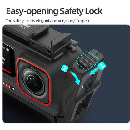 Sunnylife 2-in-1 Detachable Protective Frame & Street Photography Handle for Insta360 Ace Pro 2 / 1