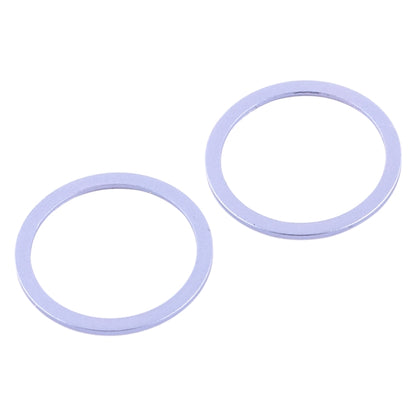 2 PCS Rear Camera Glass Lens Metal Protector Hoop Ring for iPhone 12, For iPhone 12