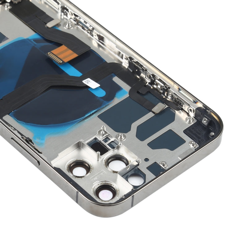 Battery Back Cover Assembly (with Side Keys & Speaker Ringer Buzzer & Motor & Camera Lens & Card Tray & Power Button + Volume Button + Charging Port & Wireless Charging Module) for iPhone 12 Pro, For iPhone 12 Pro(Black), For iPhone 12 Pro(Gold)