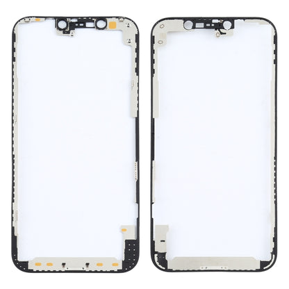 Front LCD Screen Bezel Frame for iPhone 12, For iPhone 12 (White)