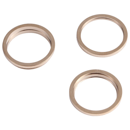 3 PCS Rear Camera Glass Lens Metal Outside Protector Hoop Ring for iPhone 13 Pro Max, For iPhone 13 Pro Max