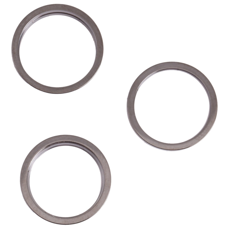 3 PCS Rear Camera Glass Lens Metal Outside Protector Hoop Ring for iPhone 13 Pro, For iPhone 13 Pro