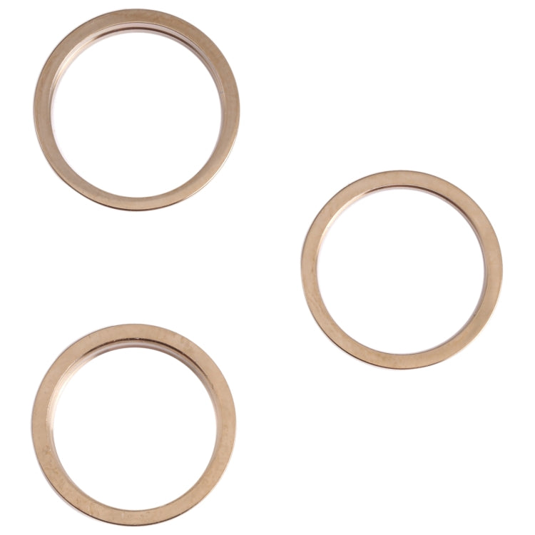 3 PCS Rear Camera Glass Lens Metal Outside Protector Hoop Ring for iPhone 13 Pro, For iPhone 13 Pro