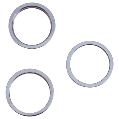 3 PCS Rear Camera Glass Lens Metal Outside Protector Hoop Ring for iPhone 13 Pro, For iPhone 13 Pro