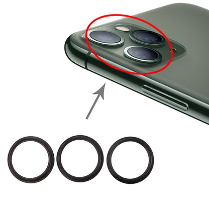 3 PCS Rear Camera Glass Lens Metal Protector Hoop Ring for iPhone 11 Pro & 11 Pro Max, For iPhone 11 Pro & 11 Pro Max