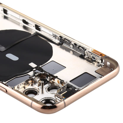 Battery Back Cover (with Side Keys & Card Tray & Power + Volume Flex Cable & Wireless Charging Module) for iPhone 11 Pro Max, For ip11 Pro Max, For iPhone 11 Pro Max