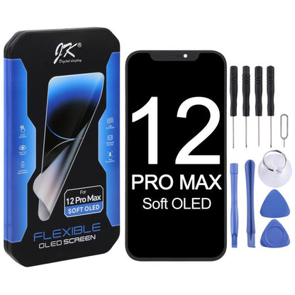 JK Soft OLED LCD Screen For iPhone 12 Pro Max, For iPhone 12 Pro Max