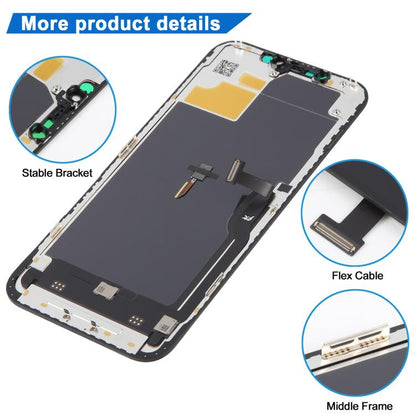 JK Soft OLED LCD Screen For iPhone 12 Pro Max, For iPhone 12 Pro Max