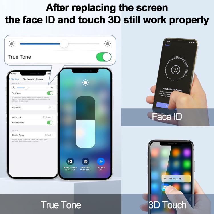 JK Soft OLED LCD Screen For iPhone 12 Pro Max, For iPhone 12 Pro Max