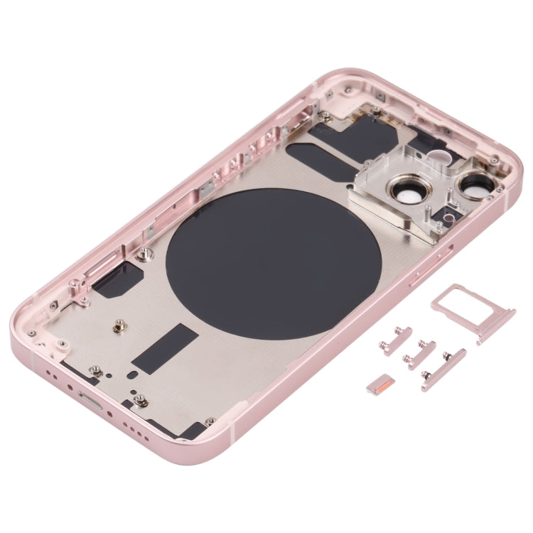 Back Housing Cover with SIM Card Tray & Side  Keys & Camera Lens for iPhone 13 Mini, For iPhone 13 Mini