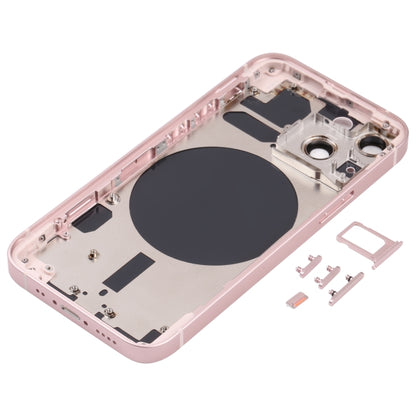 Back Housing Cover with SIM Card Tray & Side  Keys & Camera Lens for iPhone 13 Mini, For iPhone 13 Mini