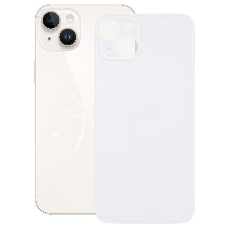 Easy Replacement Big Camera Hole Glass Back Battery Cover for iPhone 14, For iPhone 14(Easy Replacement), For iPhone 14(Not Disassemble)