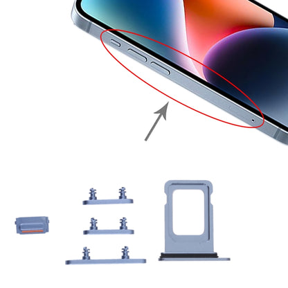 SIM Card Tray + SIM Card Tray + Side Keys for iPhone 14 Plus, For iPhone 14 Plus