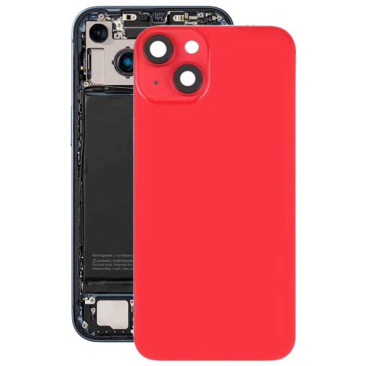 For iPhone 14 Plus Glass Battery Back Cover with Flash Bracket + Wireless Charging Module, For iPhone 14 Plus