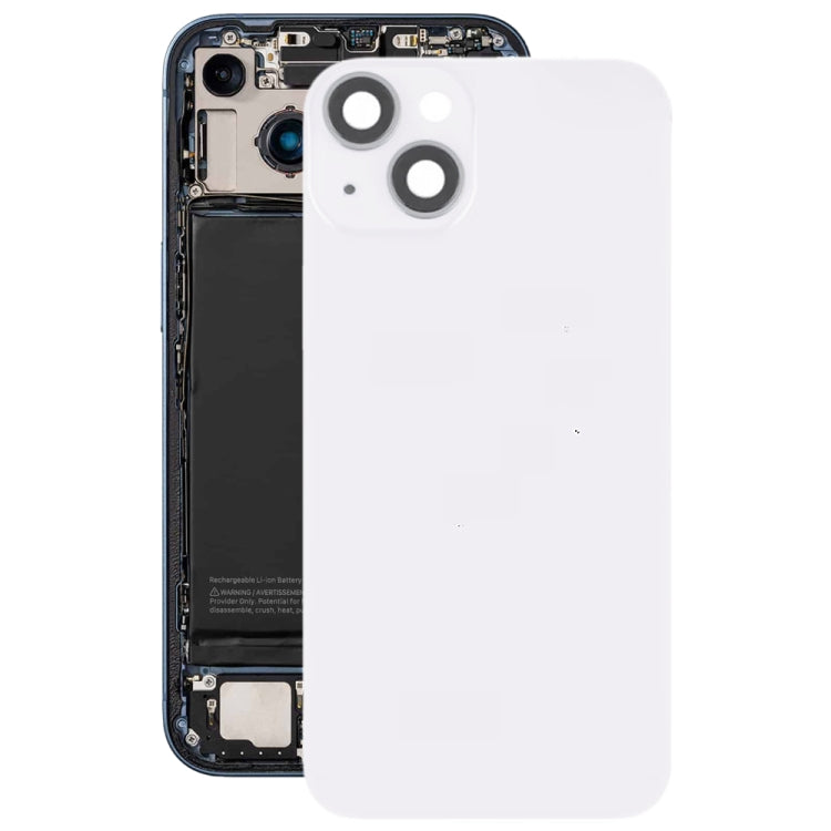 For iPhone 14 Plus Glass Battery Back Cover with Flash Bracket + Wireless Charging Module, For iPhone 14 Plus
