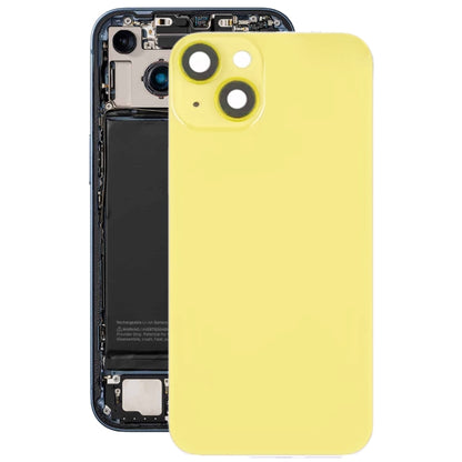 For iPhone 14 Glass Battery Back Cover with Flash Bracket + Wireless Charging Module, For iPhone 14