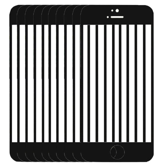 10 PCS for iPhone 5C Front Screen Outer Glass Lens, 10 PCS for iPhone 5C