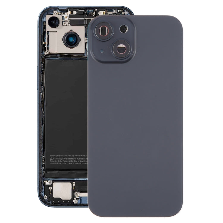 For iPhone 15 Battery Back Cover with Camera Lens Cover + MagSafe Magnet, For iPhone 15 (with MagSafe)