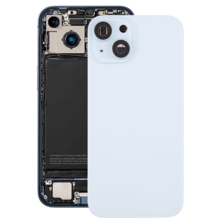 For iPhone 15 Battery Back Cover with Camera Lens Cover + MagSafe Magnet, For iPhone 15 (with MagSafe)