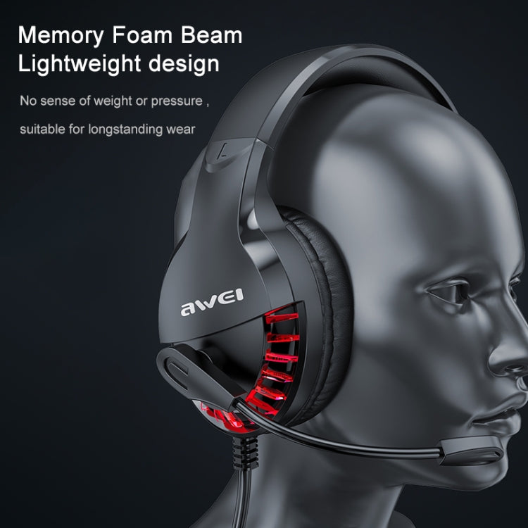 AWEI ES-770i Adjustable E-sports Gaming Headset with Mic