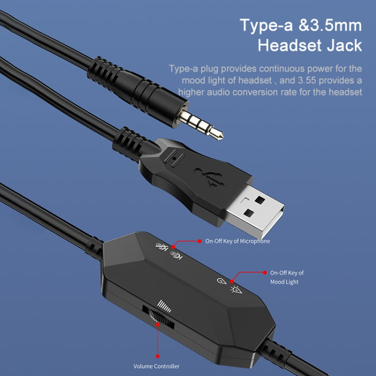 AWEI ES-770i Adjustable E-sports Gaming Headset with Mic