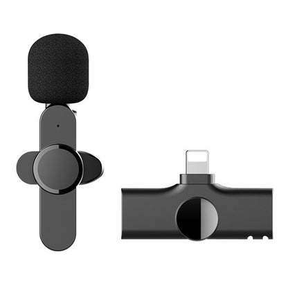 8 Pin Interface Live Broadcast Wireless Lavalier Microphone, 8 Pin