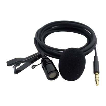 ZS0154 Recording Clip-on Collar Tie Mobile Phone Lavalier Microphone, Cable length: 1.2m, 1.2m