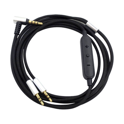 ZS0096 Wired Control Version Headphone Audio Cable for Sol Republic Master Tracks HD V8 V10 V12 X3, Wired Control Version