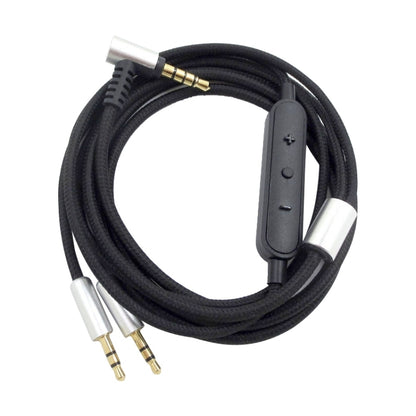 ZS0096 Wired Control Version Headphone Audio Cable for Sol Republic Master Tracks HD V8 V10 V12 X3, Wired Control Version