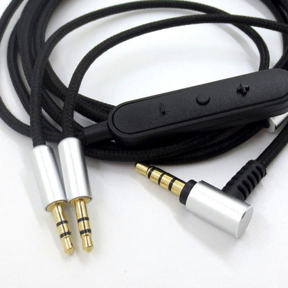 ZS0096 Wired Control Version Headphone Audio Cable for Sol Republic Master Tracks HD V8 V10 V12 X3, Wired Control Version