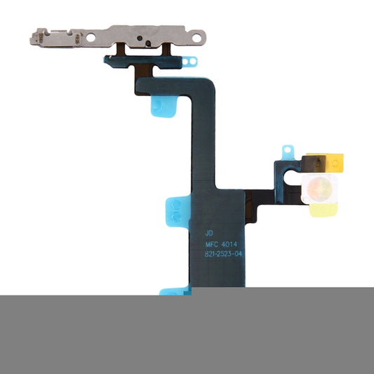 Power Button & Flashlight Flex Cable with Brackets for iPhone 6 , For iPhone 6 (Flshlight+Brackets)