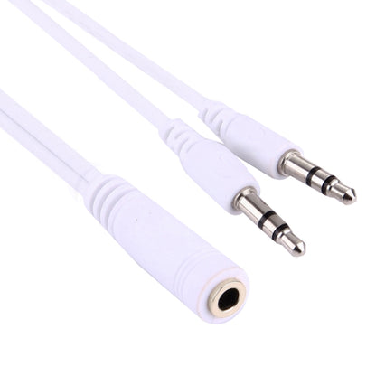 1M Hi-Fi AUX Audio Cable 3.5mm Dual Male to Female Plug Jack Stereo Audio Wire for iPhone, iPad, Samsung, MP3, MP4, Sound Card, TV, Radio-recorder, Car Bluetooth Speacker, Computer, etc, 3.5mm 2 Male to Female