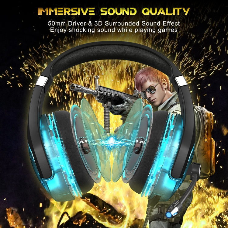 ONIKUMA K1 PRO Stereo Surround Gaming Headphone with Microphone & LED Lights
