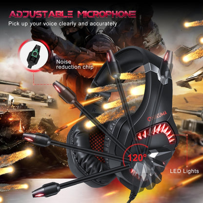 ONIKUMA K1 PRO Stereo Surround Gaming Headphone with Microphone & LED Lights