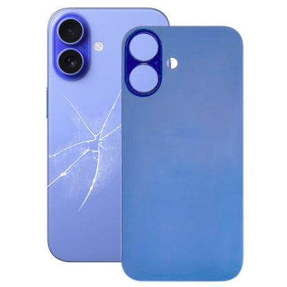 For iPhone 16 Plus Easy Replacement Big Camera Hole Glass Back Battery Cover, For iPhone 16 Plus (Not Disassemble)