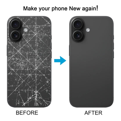For iPhone 16 Battery Back Cover with Camera Lens Cover, For iPhone 16