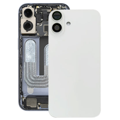 For iPhone 16 Plus Battery Back Cover with Camera Lens Cover, For iPhone 16 Plus