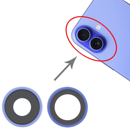 For iPhone 16 / 16 Plus Rear Camera Lens Cover, For iPhone 16 / 16 Plus