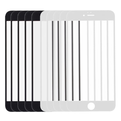 5 PCS Black + 5 PCS White for iPhone 6s & 6 Front Screen Outer Glass Lens, 5 Black 5 White for i6s